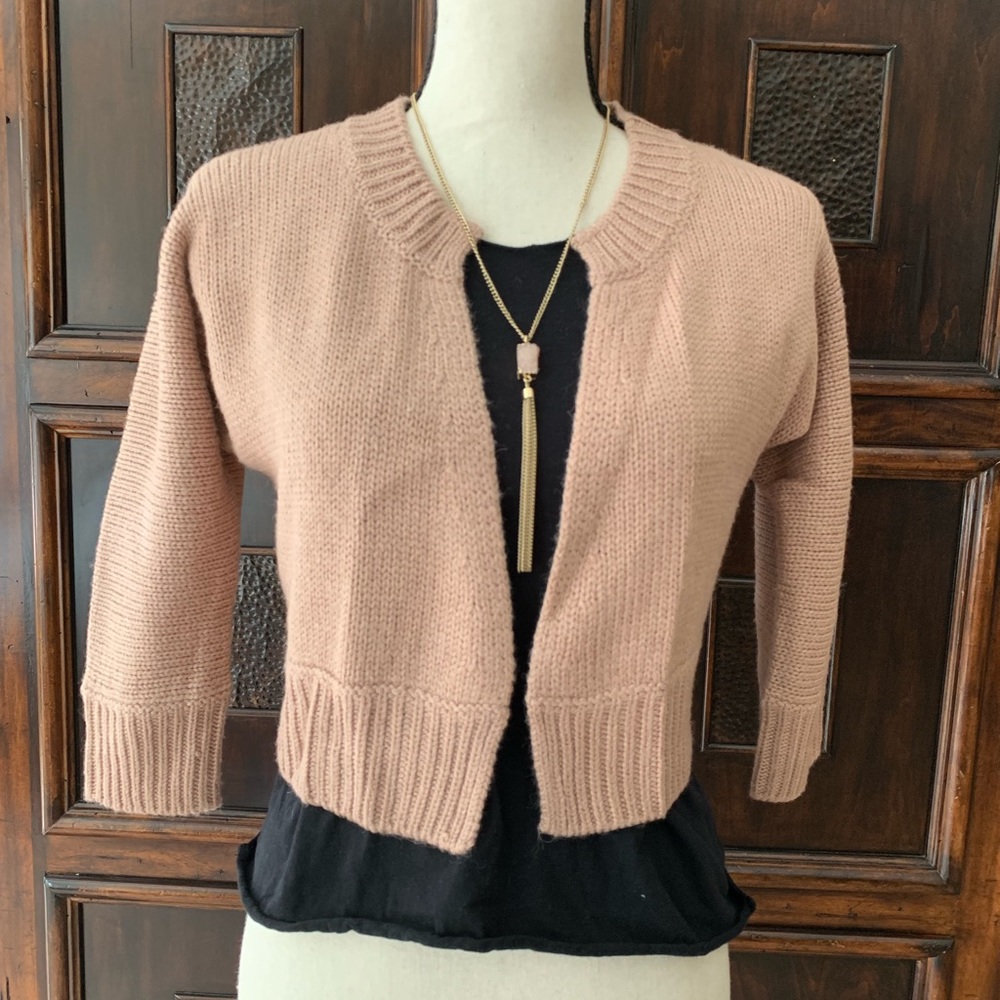 Banana Republic sweater in pale pink